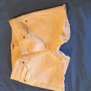 Paige White Denim Shorts Sz 27/4